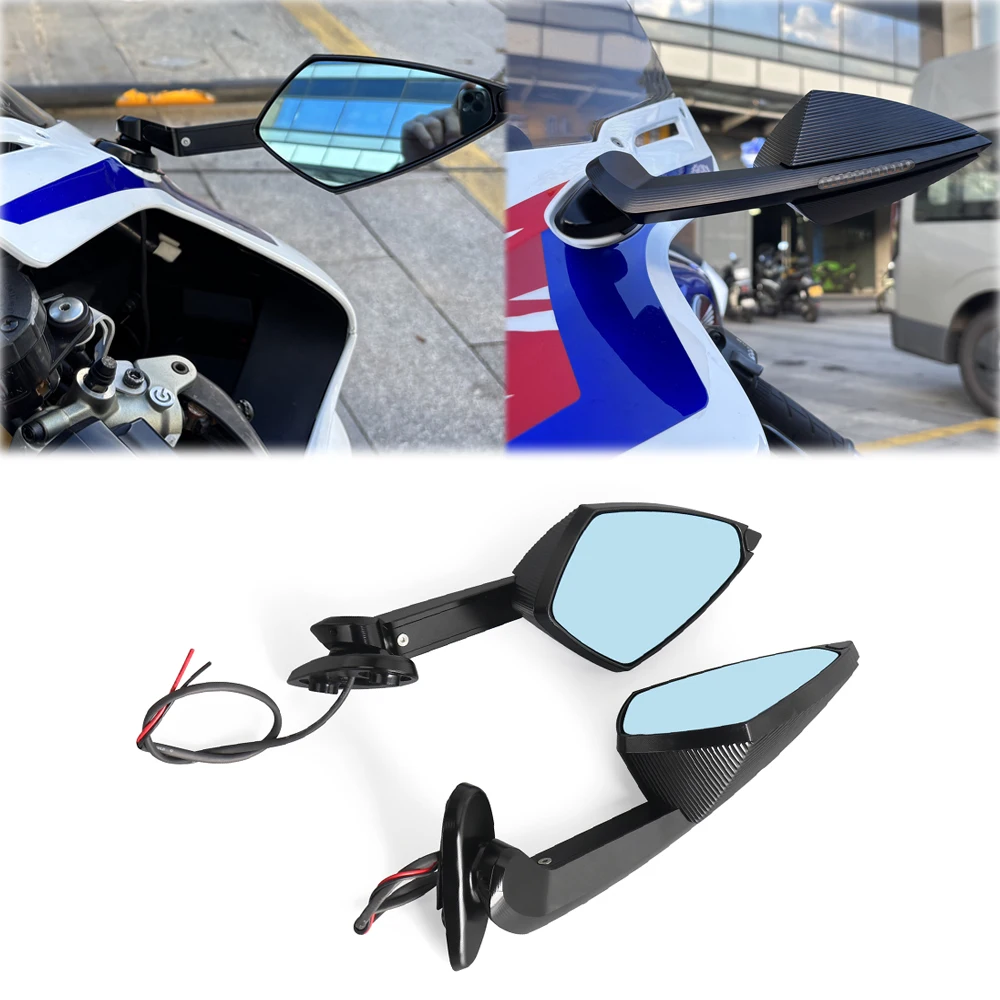 

New Motorcycle LED Turn Light Rearview Mirrors Fit For HONDA CBR1000RR CBR1000RR-R Fireblade CBR 1000 RR RR-R 2019-2025
