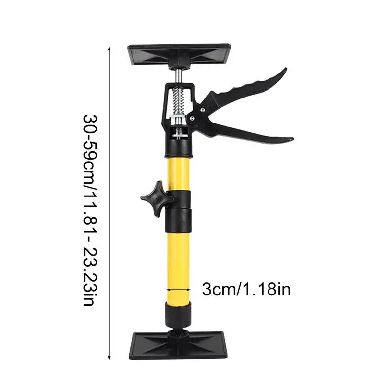 Imagem -06 - Labor-saving Suporte Telescópico Rod Braço Jack Painel da Porta Drywall Elevação Cabinet Board Lifter Telha Altura Ajustador Elevador Pcs