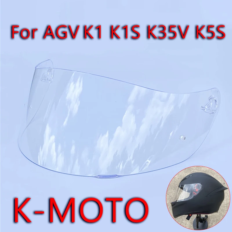 

K1 Helmet Face Shield Visor for AGV K5S K5 K3SV K1S Visera Casco Moto Visor K3SV UV Protection Lens Full Face Helmet Visor