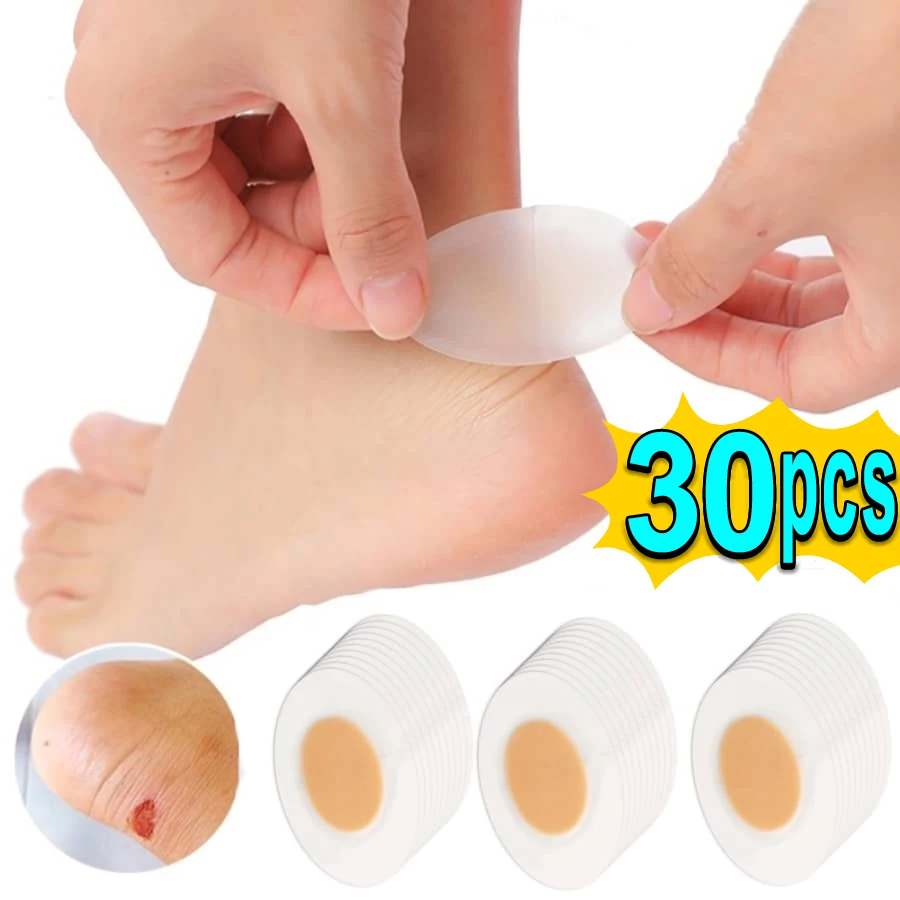 Gel Protezione per tallone Toppe per piedi Cerotti adesivi per vesciche Fodera per tallone Scarpe Adesivi Sollievo dal dolore Gesso Cura del piede Cuscino Grip