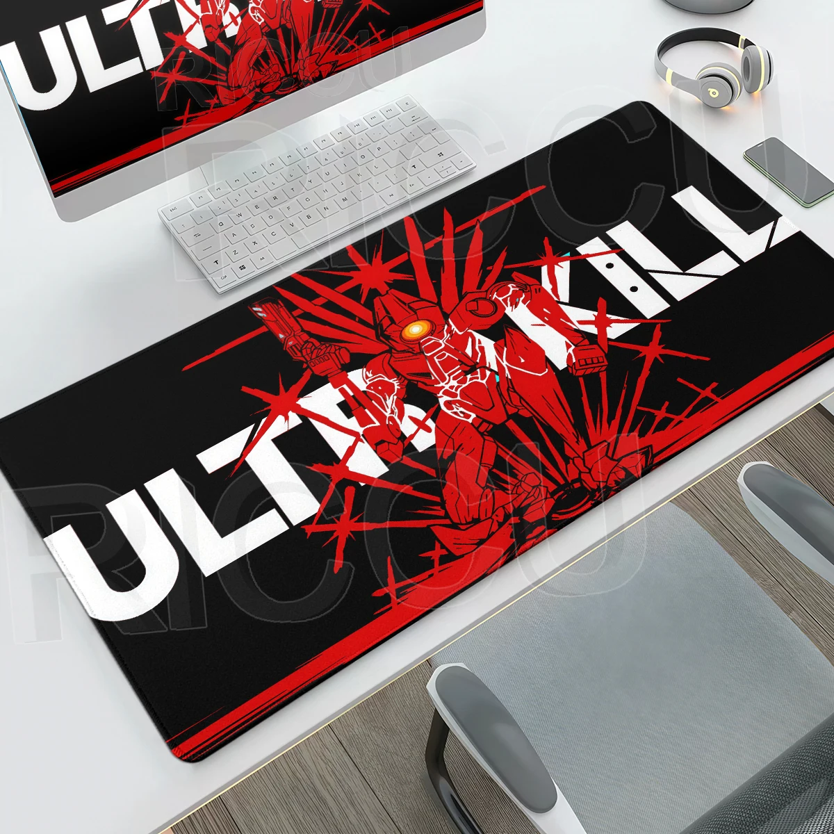 Fast-Paced Retro Shooter ULTRAKILL Gaming Mouse Pad Playpad PC Keyboard Mousepad Office Large Mousemat Gamer Keyboard Desk Mat