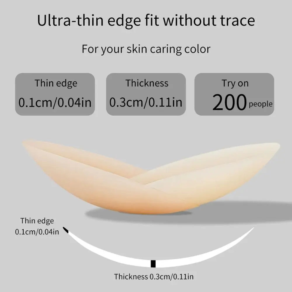 

Portable Reusable Breast Nipple Cover Waterproof Ultra Thin Breast Patch Chest Sticker Strapless Dresses