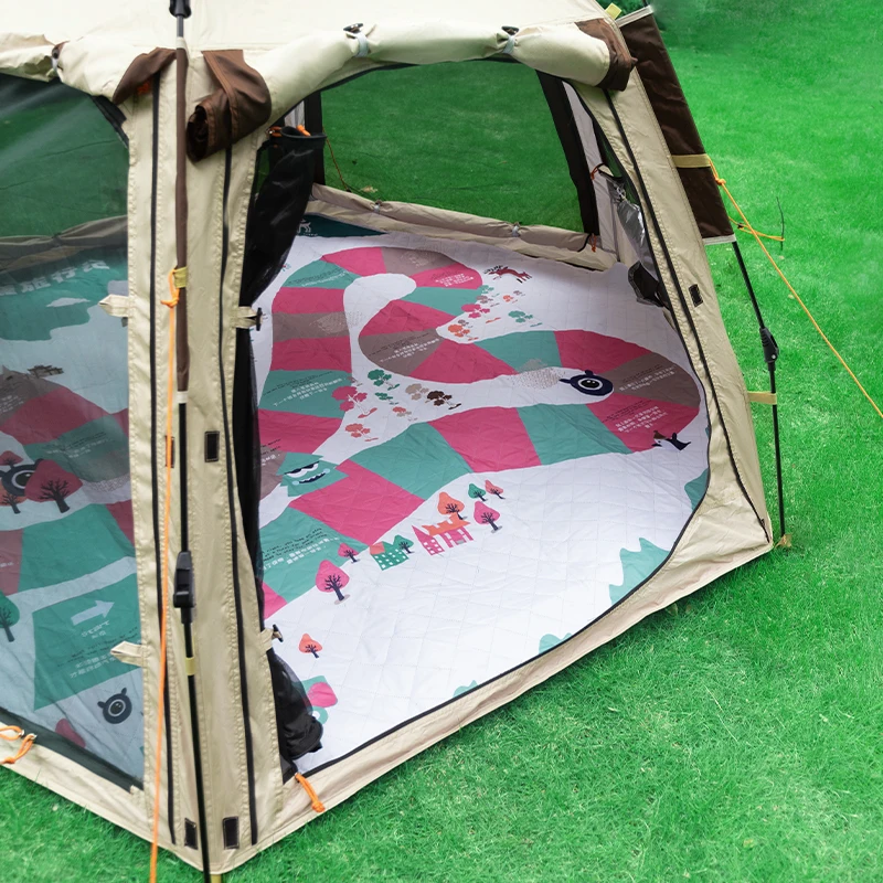 

Qunature Outdoor Waterproof Mat Camping Aluminum Film Floor Mat Antifouling Camping Picnic Mat Reflecting Heat Beach Sand Mat