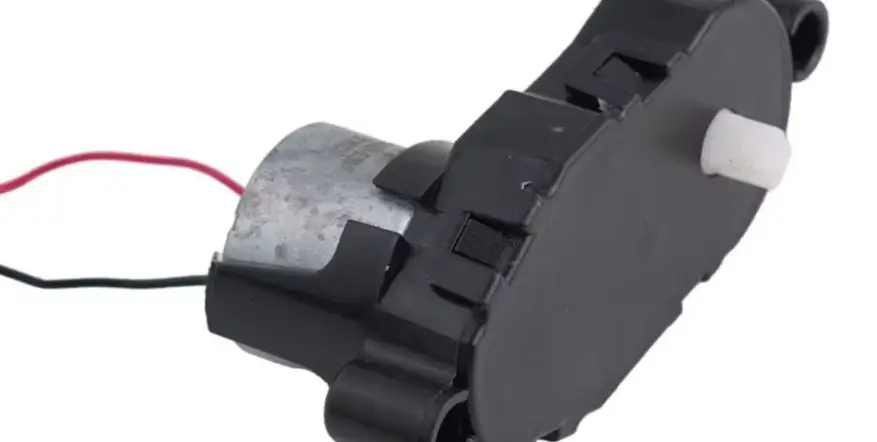 Conjunto de motor de cepillo lateral para robot aspirador Sencor SRV 6250BK, pieza de repuesto de plástico negro