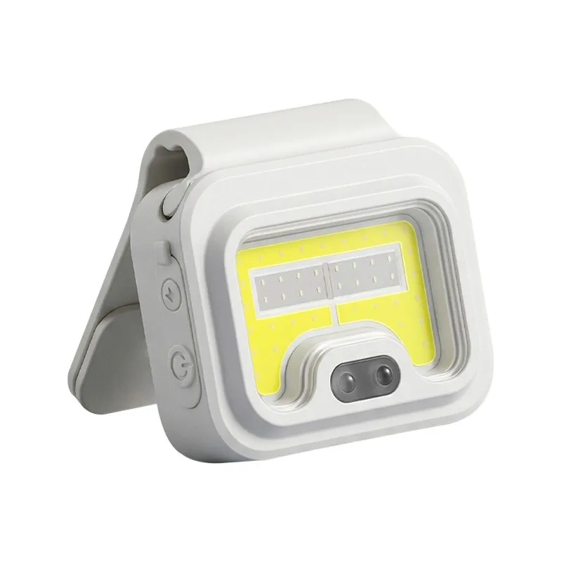 300 Lumen Portable LED Running Light Rechargeable Clip Headlamp Sensor Control Magnetic Flashlight for Night Running Emergency