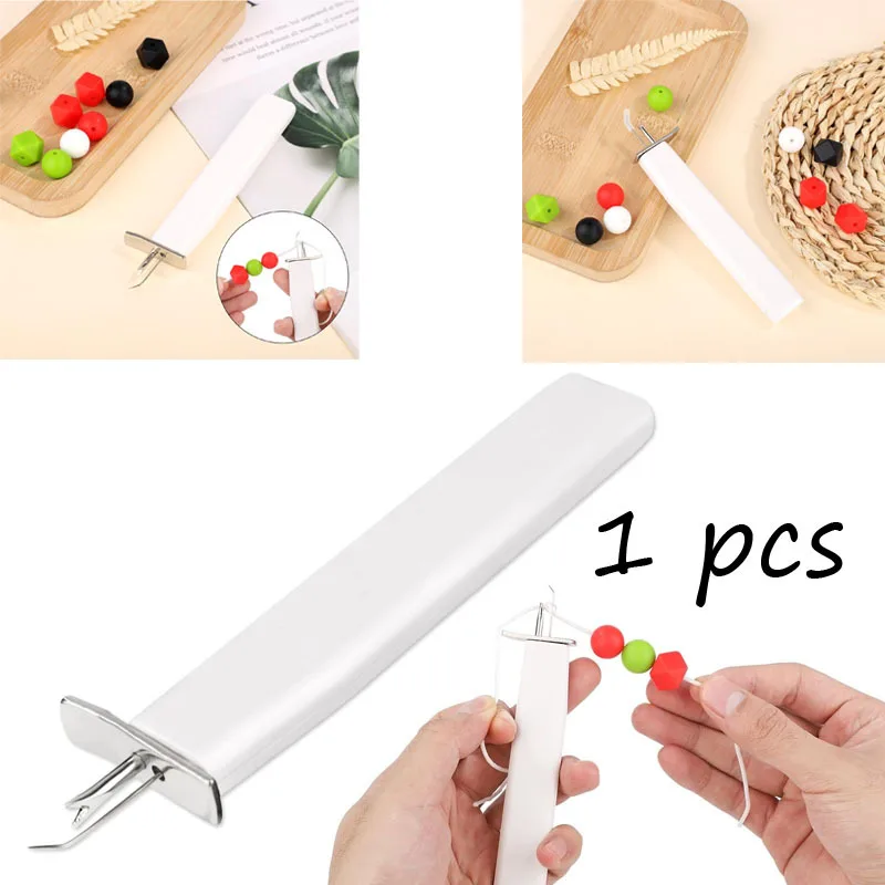 

1 шт. Инструмент для рукоделия: приспособление для завязывания узлов, нанизывания бусин, нанизывания нитей, для жемчужных браслетов, быстрое завязывание узлов, аксессуар для изготовления украшений