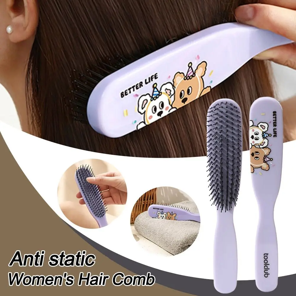

Multi Functional Anti-static Women's Hair Comb Fluffy Head Top Hair Smoothing Massage Comb Fluffy Hair Brush Hairstyle Tool
