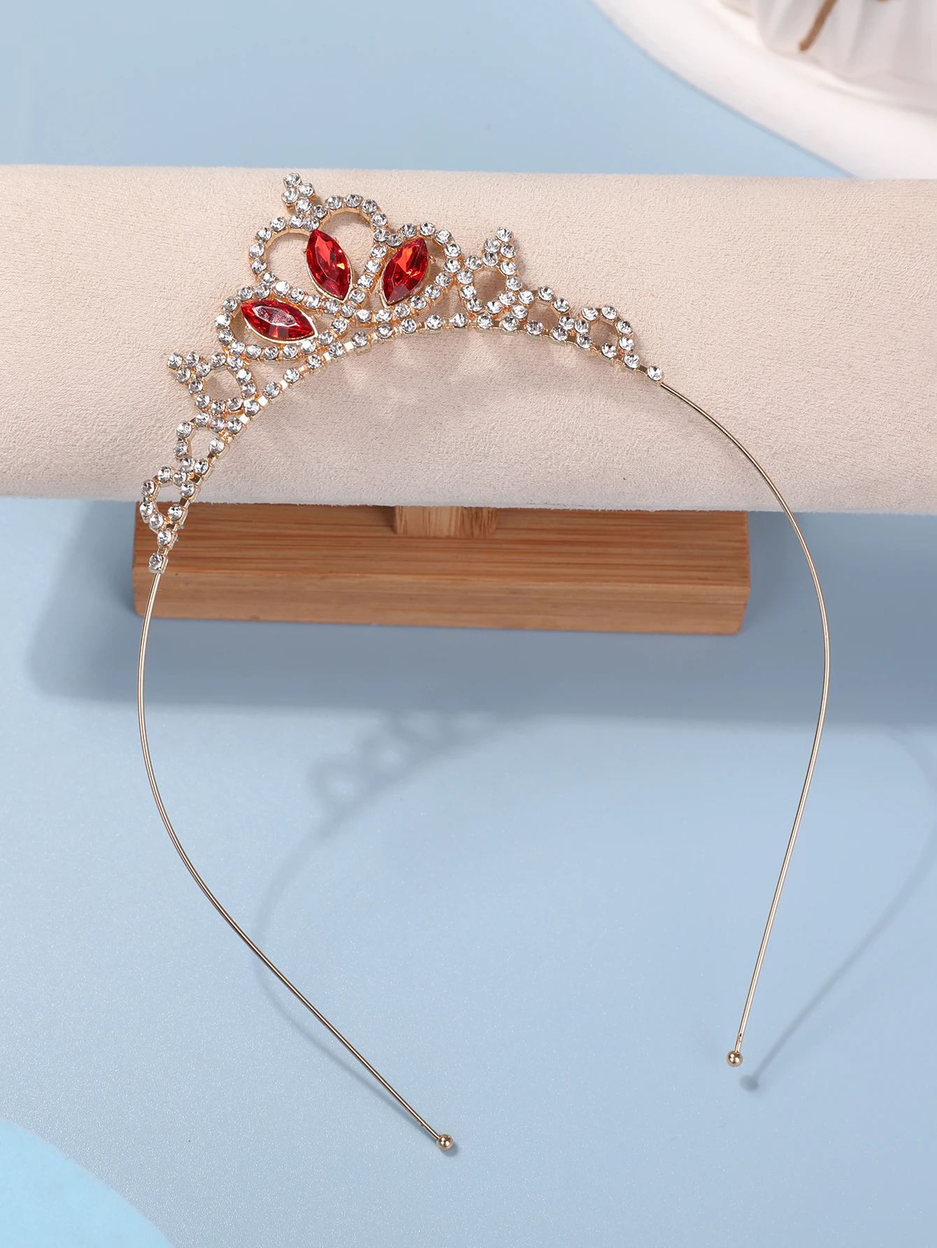 Frozen Princess Strass Krone Kopfschmuck Kinder Haarband Mädchen Aisha Stirnband Haarschmuck – Detail 9