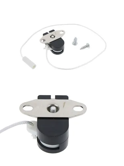 1PCS Pull Cord Switch For Wall Lamp Bedside Lamps Open Single Pull Control Rope Switches pendant light ceiling lighting Unipolar