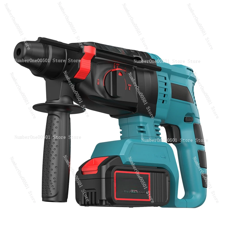 

21V Brushless Charging Impact Drill Concrete Wireless Heavy Duty Square Handle Electric Hammer Electric Pickaxe Electric Drill