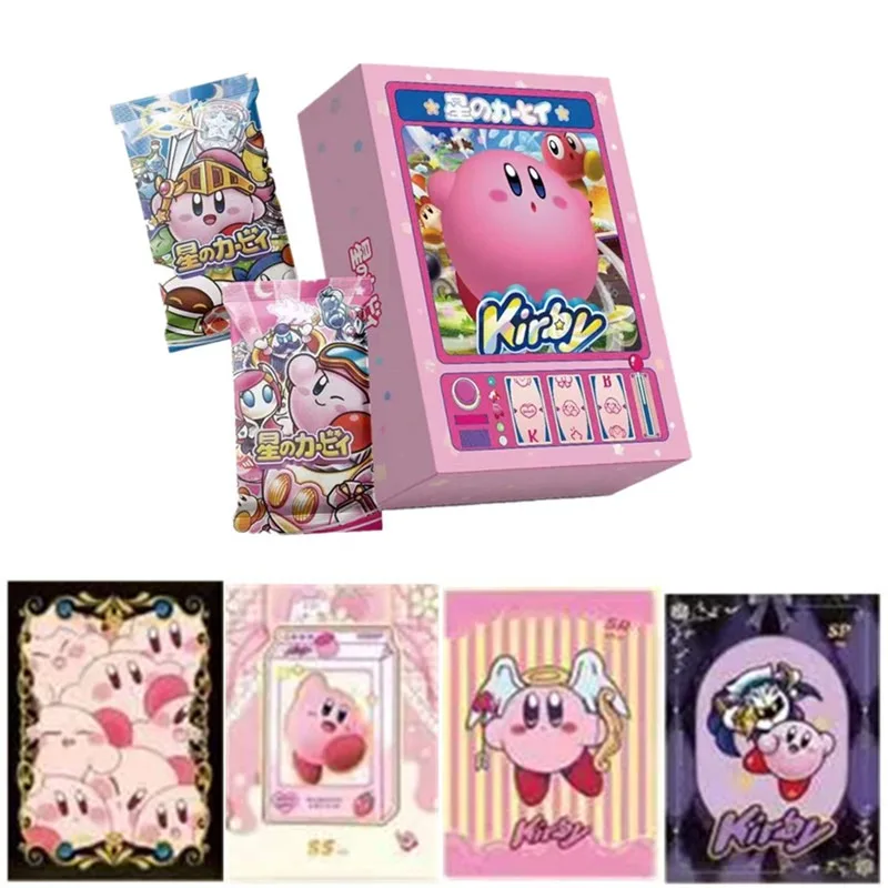 Cute Anime Kirby Collection card Eternal starlight Pink Dolls Card Family Party Board Battle Game Toy for birthday Gift