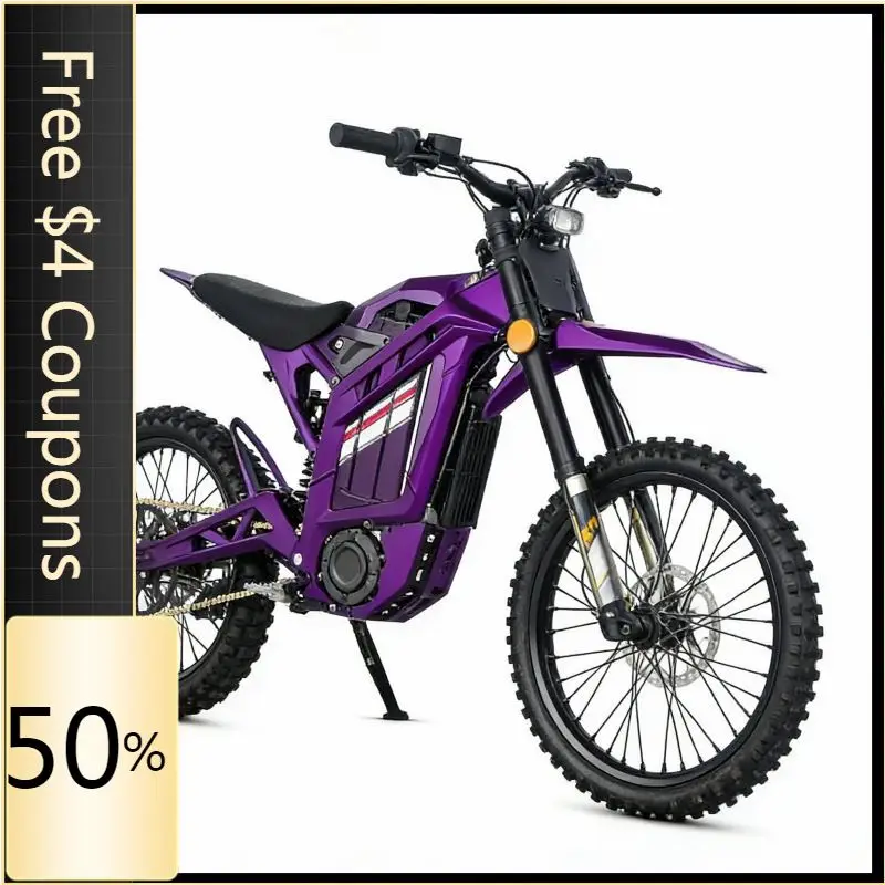 bssOff-road electric racing motorcycle 8000W mid-drive 72V 36Ah lithium battery off-road bicycle, suitable for professional comp