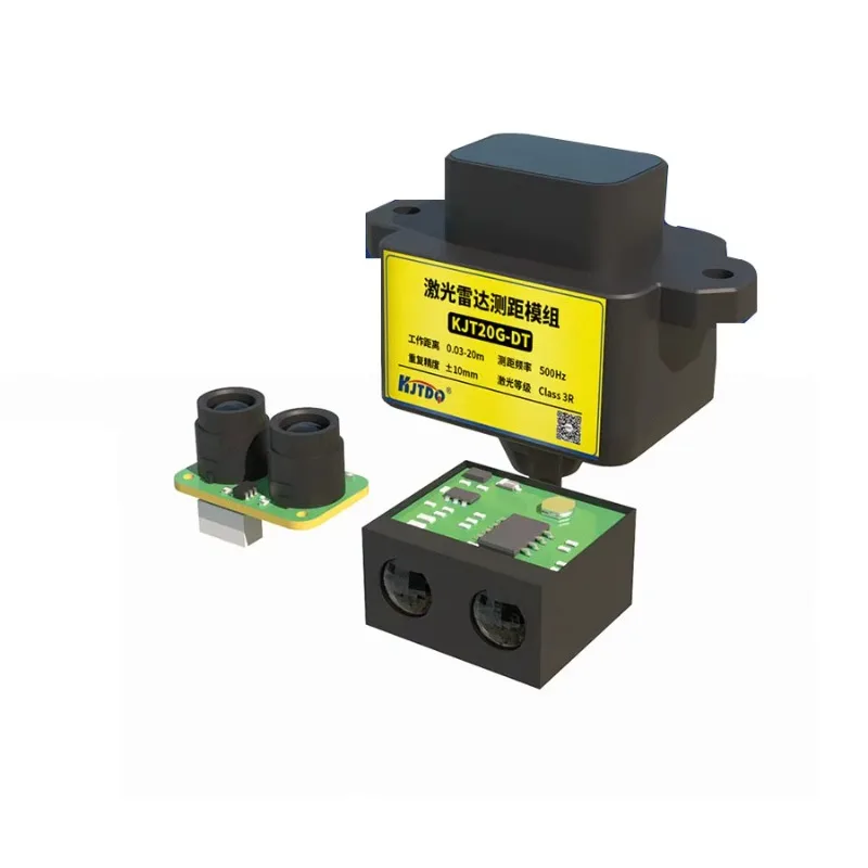 وحدة مكتشف المدى 20 متر 500 هرتز 10-36 فولت تيار مستمر فئة 3R ABS/PC/PMMA أنبوب 905nm UART IIC تتراوح وحدة صغيرة