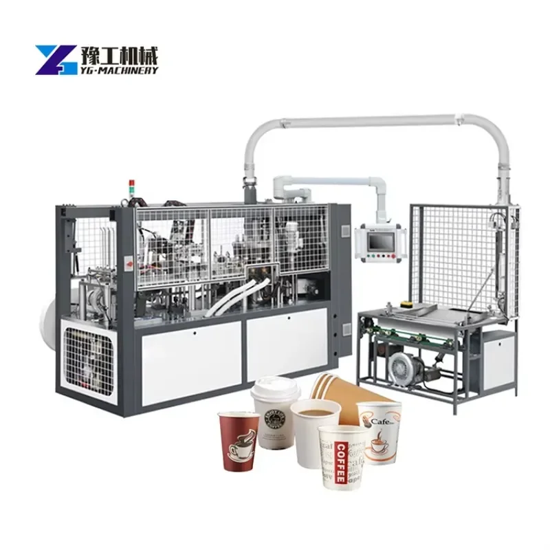 Paper Cup Forming and Making Machine Disposable Hot Double Wall Printed Paper Coffee Cup Make Machine Manufacturer In China