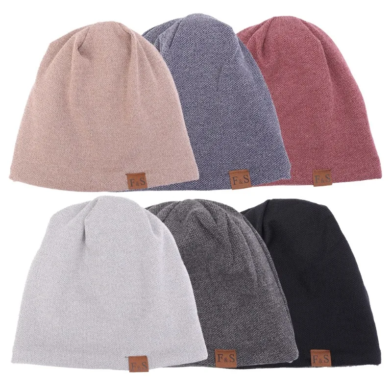 Winter Hats Knitted Caps for Men Women Velvet Hat Coral Fleece Scarf Outdoor Riding Hat Warm Thickening Plus Velvet BeaniesCap