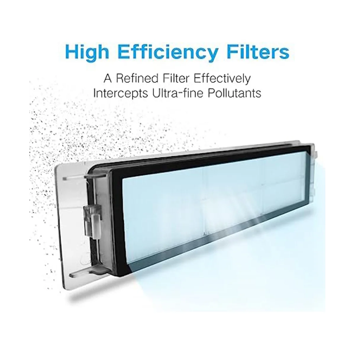 مجموعة ملحقات فراغ ل Q روبوت ، منصات فراغ ممسحة ، فرشاة الجانب الرئيسي ، أكياس الغبار ، فلتر Hepa