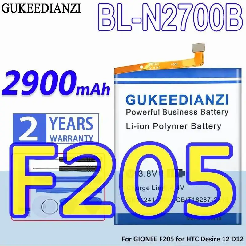 

Mobile Phone Battery Fast Charging BL-N2700B For Gionee F205 Htc Desire 12 D12 Long-Lasting Performance 2900Mah