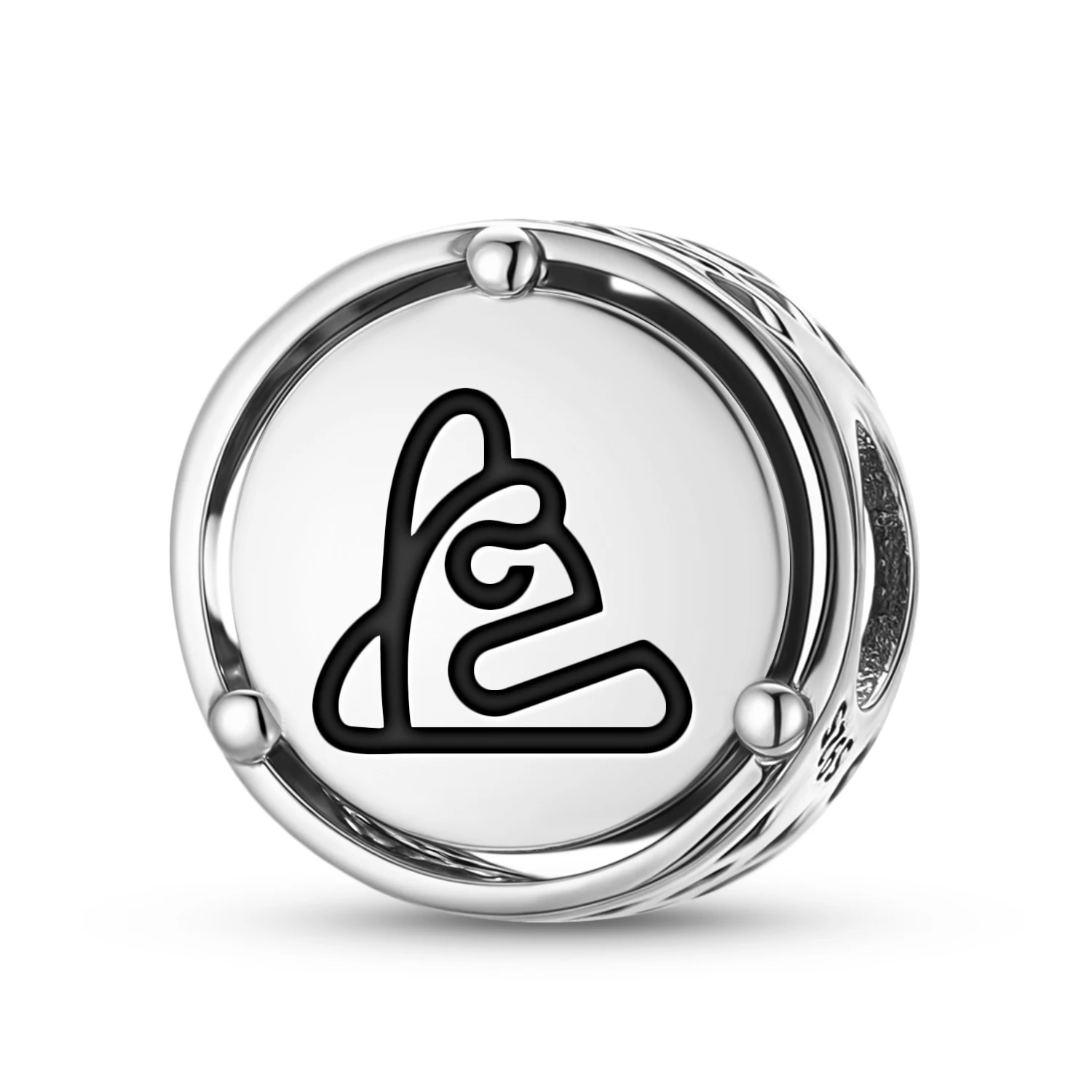

Taino Trigonolito 925 Sterling Silver Symbol Charm Fit Original Bracelet Diy Jewelry Accessories Family Bead