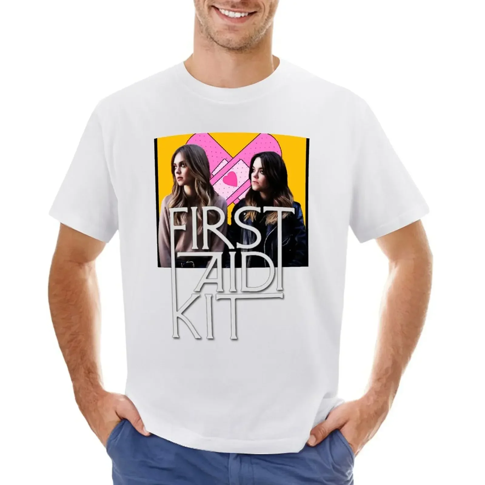 First Aid Kit Band Tshirt plus size tops oversizeds shirts graphic tees mens graphic t-shirts hip hop mens designer clothes sale