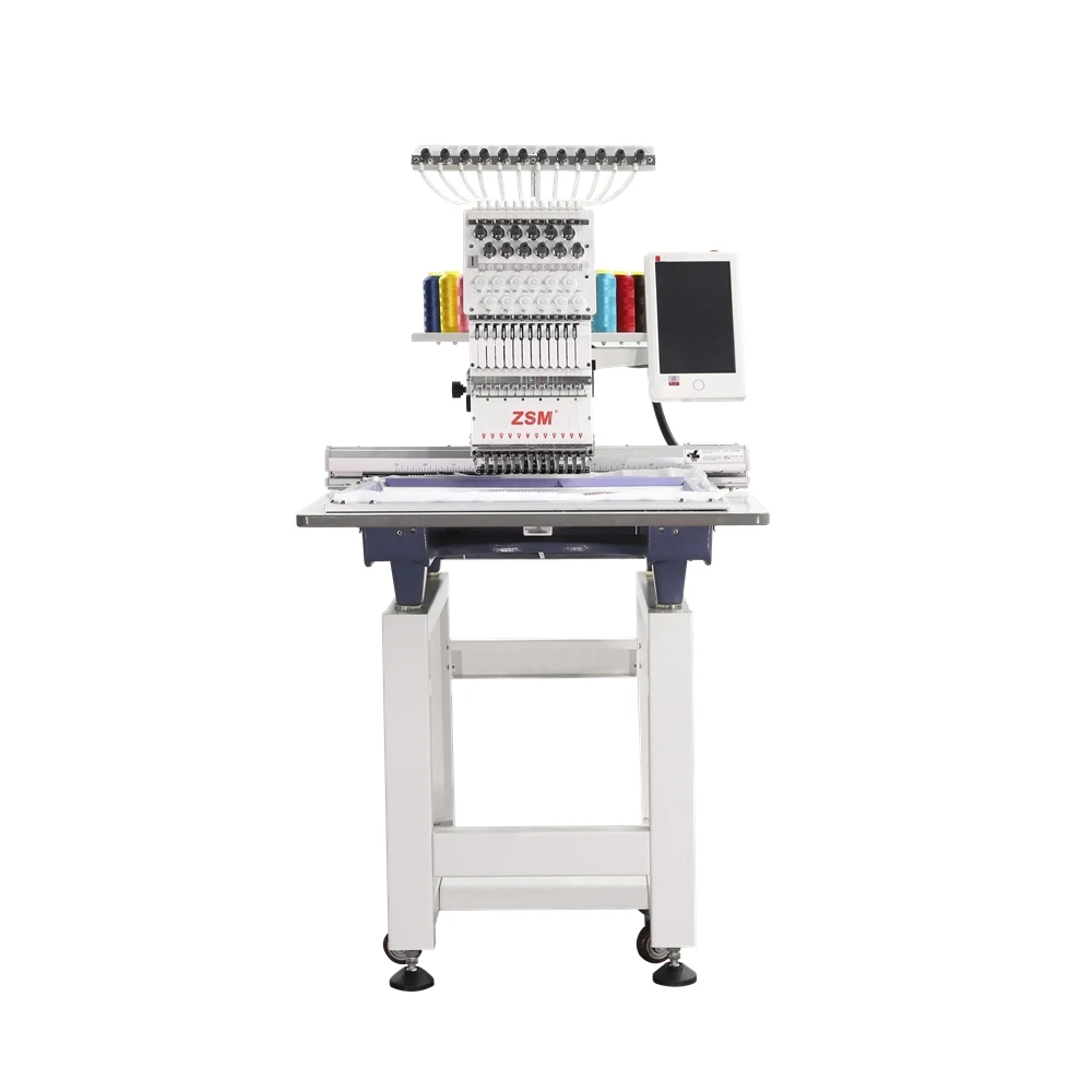 Home Use Multifunctional Embroidery Machine One Head Computer Operated Dahao Technology New 1200 RPM Cap/Tshirt/Flat Embroidery