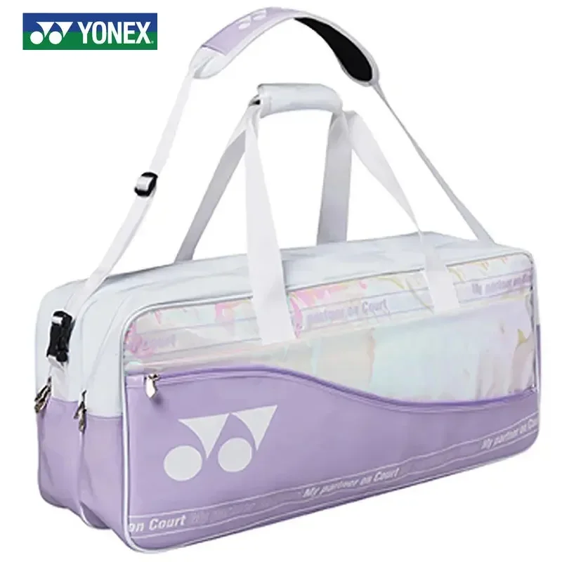 Yonex Genuine Badminton Bag Sports Tennis Racket Backpack with Shoe Compartment Large Capacity Suitable for Outdoor Competitions