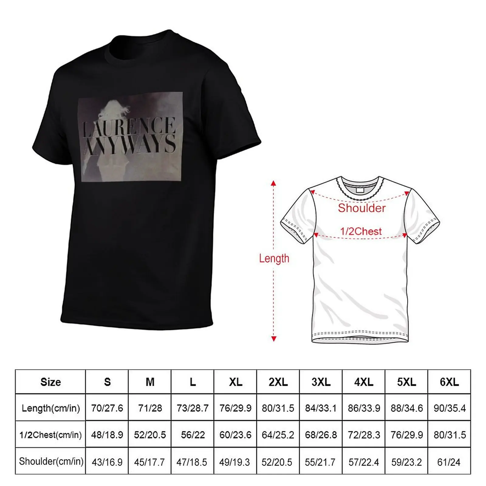 LAURENCE ANYWAYS logo (Xavier Dolan) T-Shirt All Weather Casual Short Sleeve