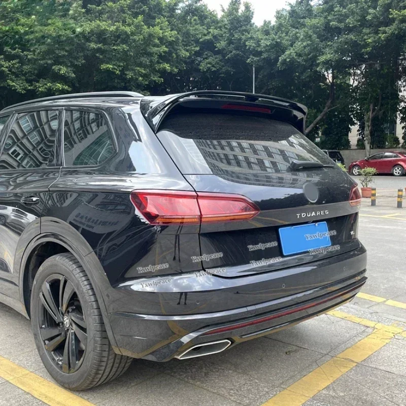 For Volkswagen VW Touareg Spoiler 2019-2022 High Quality ABS Plastic Rear Roof Spoiler Trunk Wing Body Kit Accessories