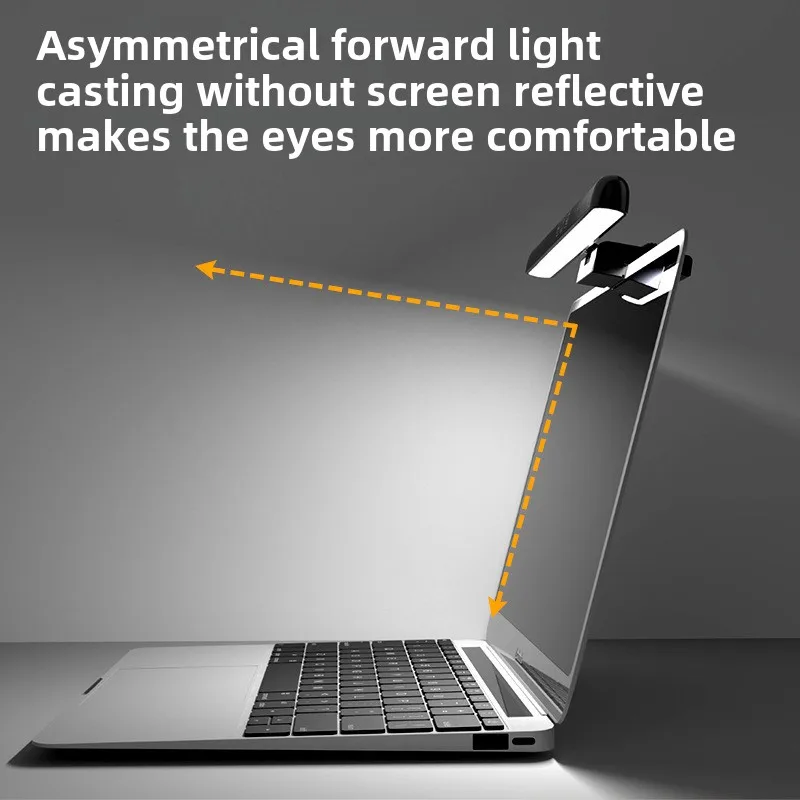 Portable notebook anti-blue light asymmetric screen light led eye protection monitor screen hanging computer clip light