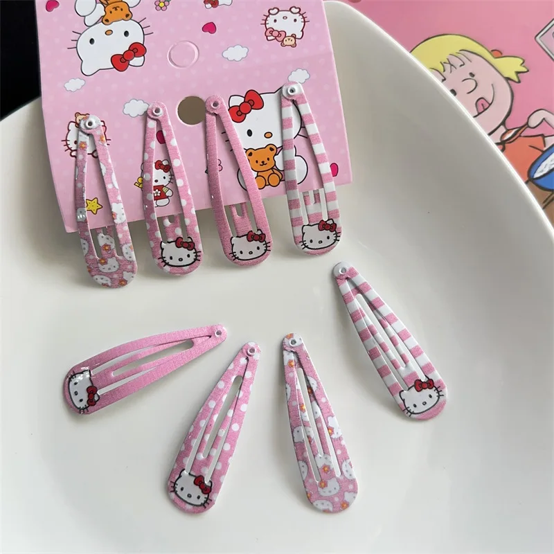 

New Hello Kitty Hair Clips Cute Girls Hair Accessories for Kids Baby Bangs Barrettes