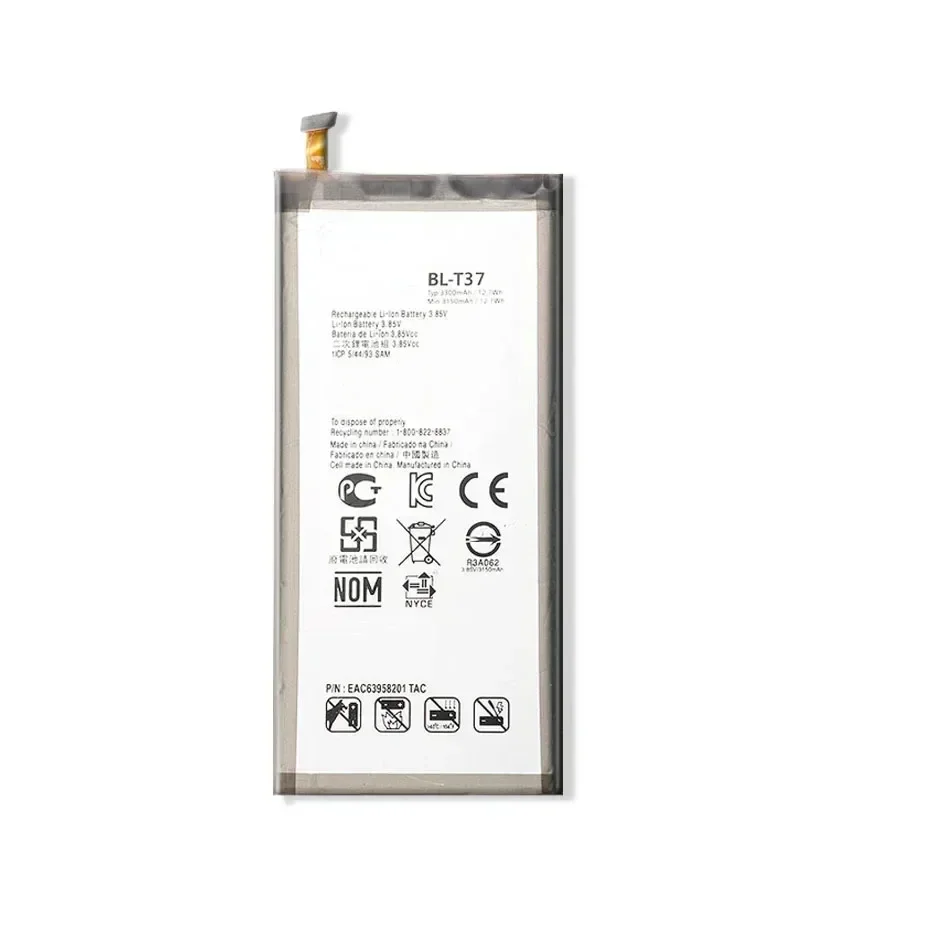 High Quality 3300mAh BLT37 BL-T37 Battery For LG V40 ThinQ Q710 Q8 2018 Version Q815L BL T37 Replacement Phone Battery