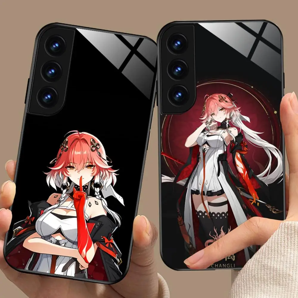 حافظة لهاتف سامسونج جالاكسي S25 S24 S23 S22 S21 S20 نوت 20 بلس FE غطاء زجاجي فائق غطاء للهاتف الذكي #4