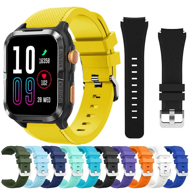 22mmシリコンストラップ Blackview W10 Pro W90 Pro W80 Pro W70 Pro Sport用リストバンド Blackview W50 W50 Pro W60 X20用ブレスレット