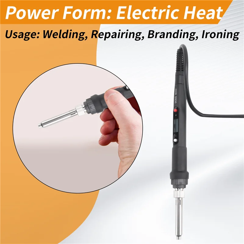 

CKFAM-56 Pcs Wood Burning Kit DIY Wood/Leather Burning Set DIY Wood/Leather Burning Kit Parts Tool With Letters, US Plug