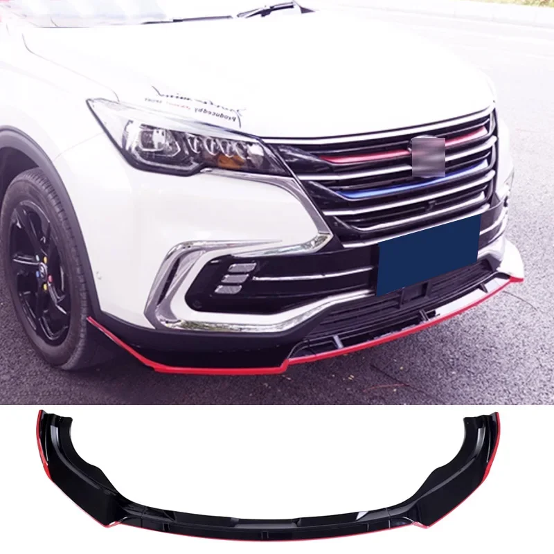 

Black Splitter for CHANGAN CS85 COUPE 2018 2019 2020 Front Bumper Spoiler Skirts Lip Body Kit Accessories