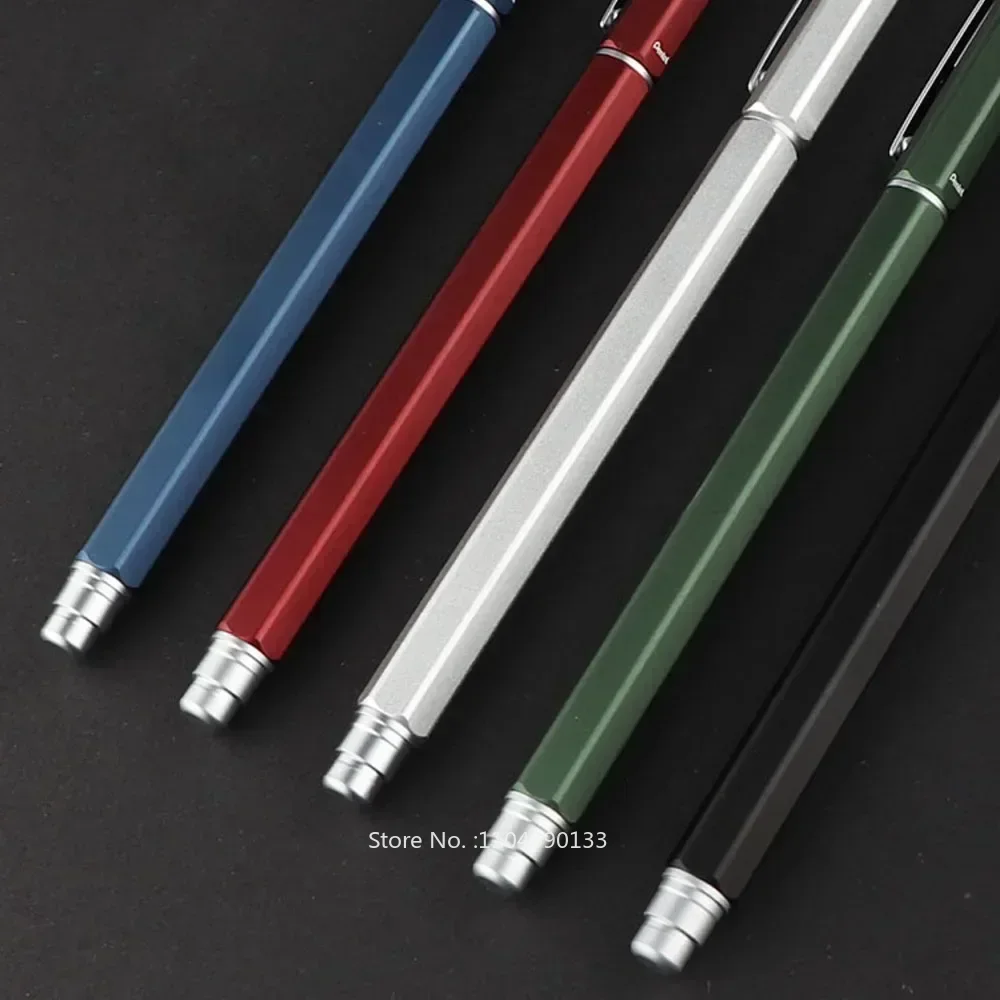 

Hot 1Pcs Limited Edition Japanese Pentel BLN665 Hexagonal Metal Pole Gel Pen New Box Signature Smooth And Quick-Drying Writing N