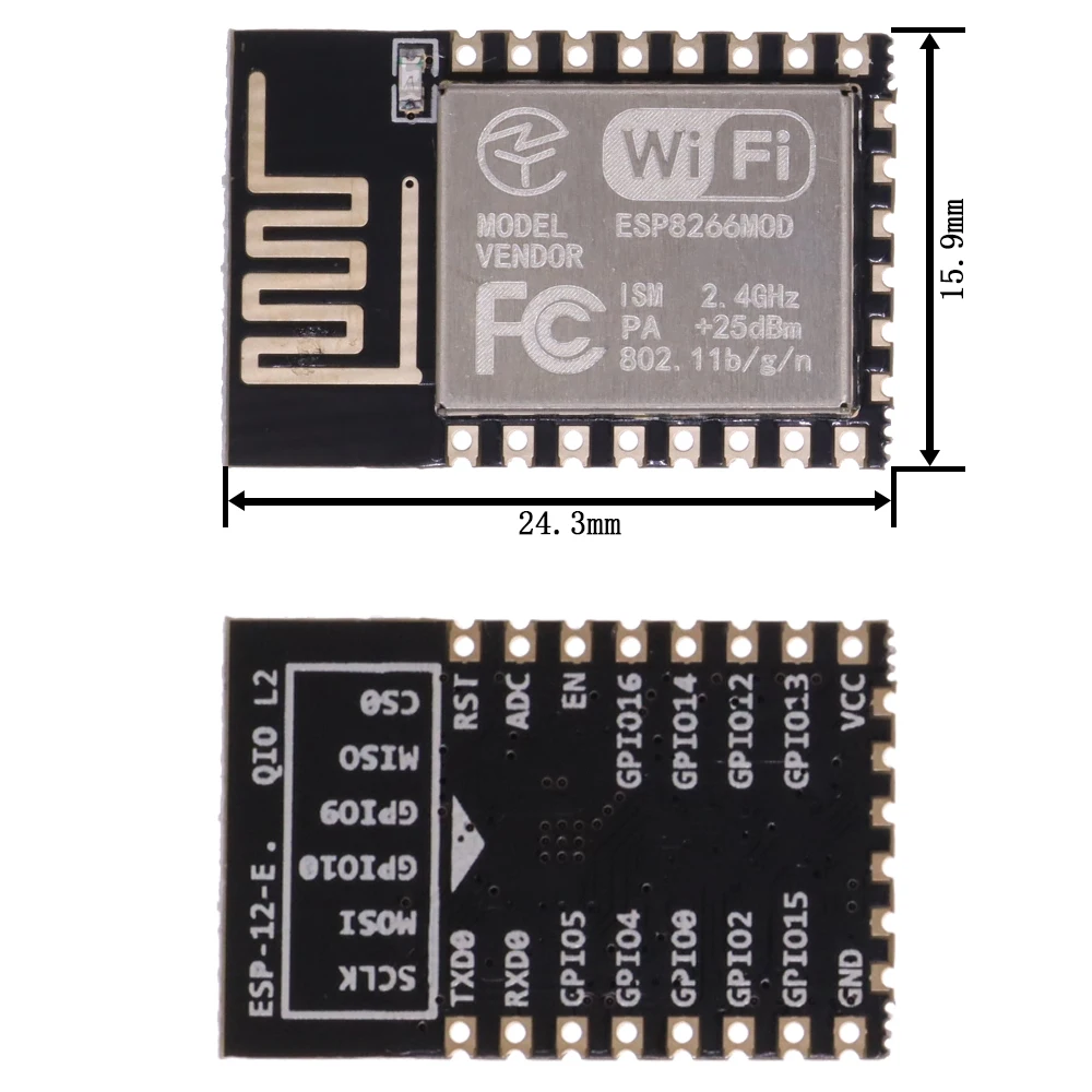 ESP8266 ESP-12F Serial WIFI Moule ESP-01 ESP-07 ESP-12S ESP-12E ESP-01S serial WIFI wireless module ESP32 wireless transceiver