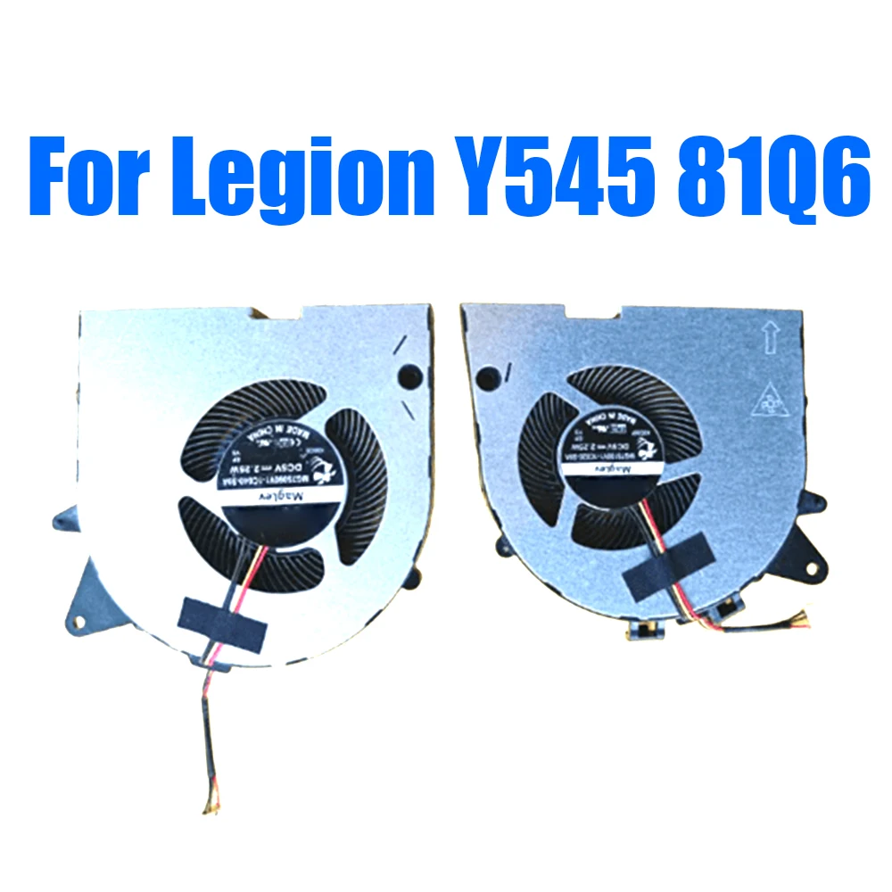 For Lenovo For Legion Y545 81Q6 MG75100V1-1C020-S9A MG75090V1-1C040-S9A DC5V Laptop CPU+GPU Fan