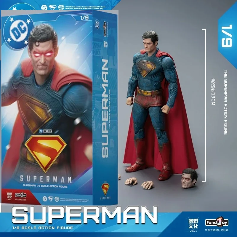 

New FondJoy DC 1/9 Action Figure Battle Damaged Superman DC New Superman Collectible Model Super Hero Display Toy Gift for Boys