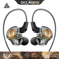 Original QKZ AK6-Ultra In-ear Earphone Professional Dynamic Driver  HiFi Acoustios Mointor Music Game Headset 3.5MM AUX With Mic