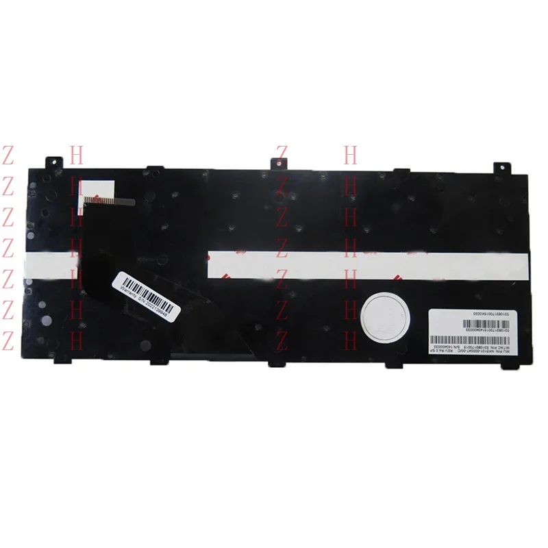 

ZHZH No Backlit Keyboard For GETAC B300 G6 G7 B300G6 B300G7 Nordic NE Black Frame New