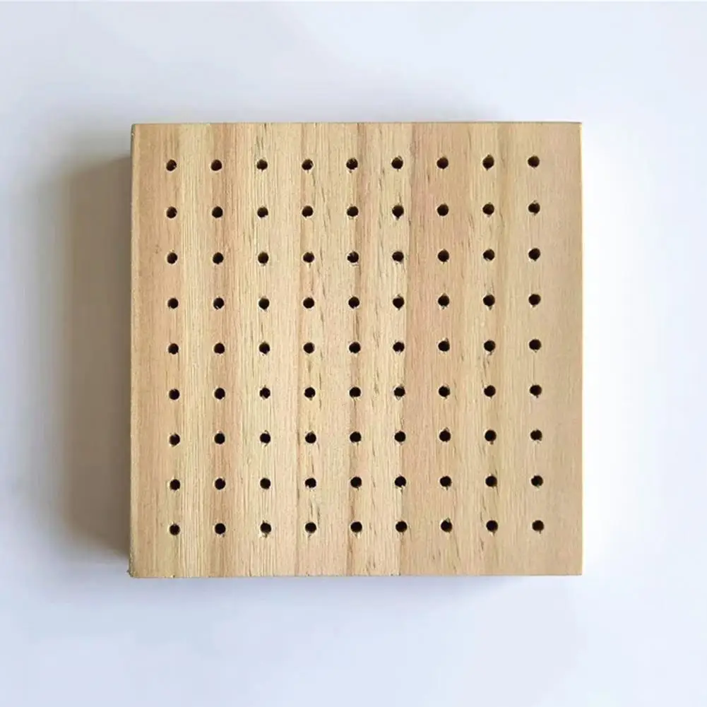 クレイフラッパー革新的な正方形の穴木製陶器粘土ベース耐摩耗性の滑らかな表面粘土ベース