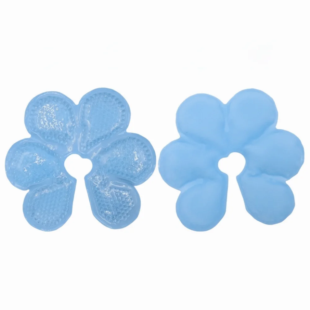 Petal Design Breast Pads Ice Compress Reusable Nipple Cooling Pads Cold Compress Double-sided Cooling Gel Pads Maternity Care