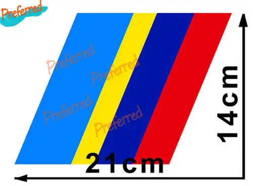 High Quality Decal Strips for Peugeot 205 Sport Gti Grille 21cmx4,5cm Ba224 Car Sticker Vinyl Waterproof PVC