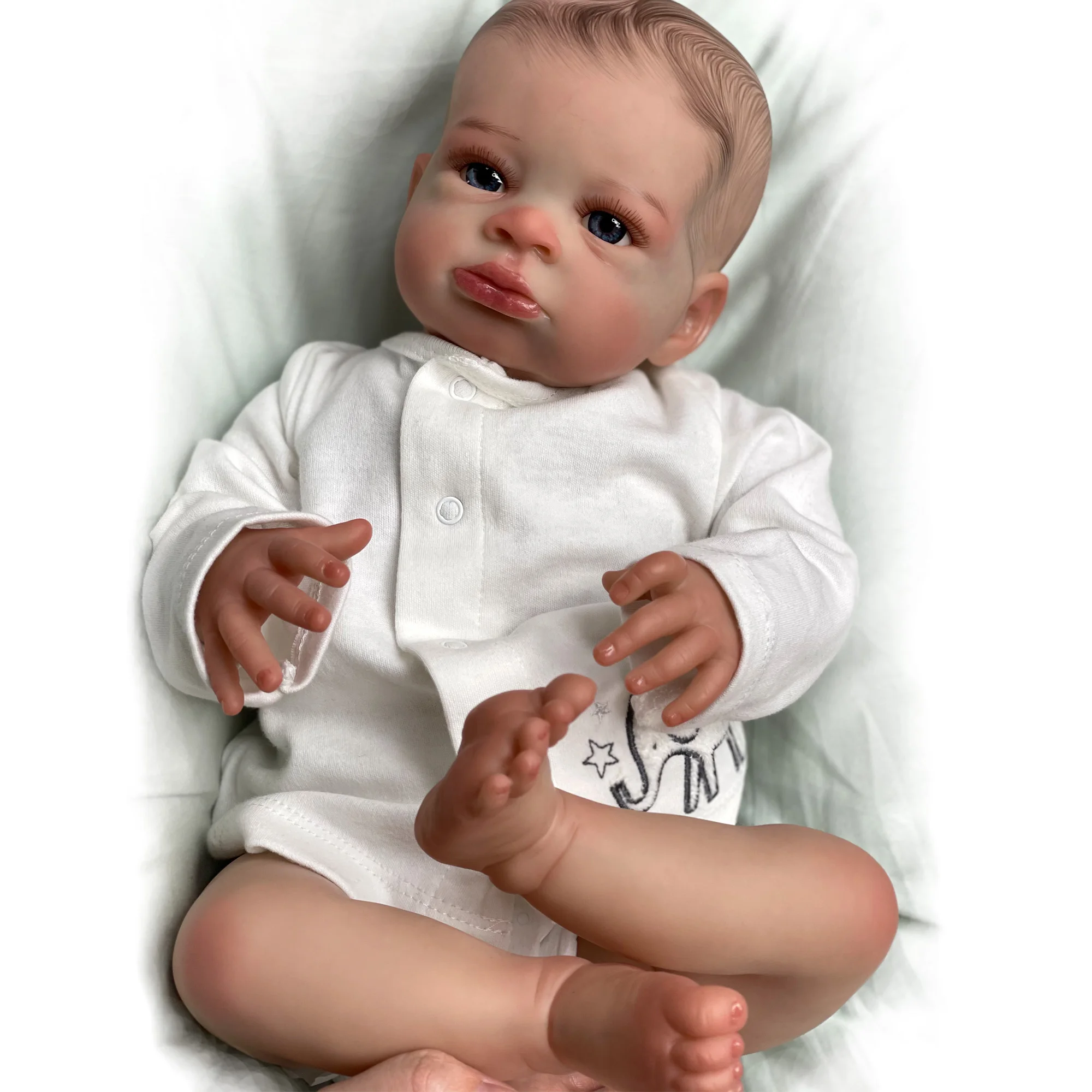 

Genesis Artist Paint 45CM Lanny Bebê Reborn Customized Dolls Realistic Newborn Baby Doll Toys For Kids Muñecas Reborn