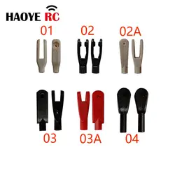 Haoye 10 pz M2/M2.5/M3 Nylon forcella/U forcella/asta di spinta forcella per RC aeroplani parti aerei elettrici accessori modello schiuma