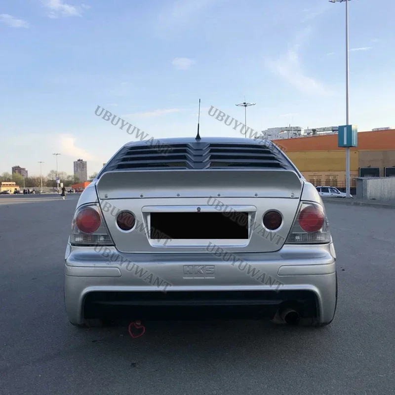 

For Lexus IS200 IS300 Altezza AS GEN 1 High-Kick Rear Deck Spoiler Lid Tail Fin Carbon Fiber 1998-- 2005