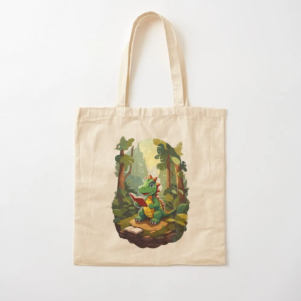 كتاب قراءة الديناصورات في الغابة حمل حقيبة الشاطئ حقيبة حمل الحقائب للنساء حمل النساء #2