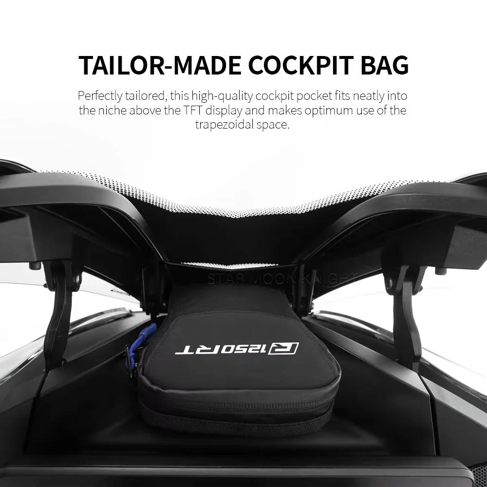 Cockpit Bag For BMW R1250RT R 1250 RT R1250 RT (2021-) Motorcycle Front Windshield Inner Bag Waterproof Storage Tool Bags