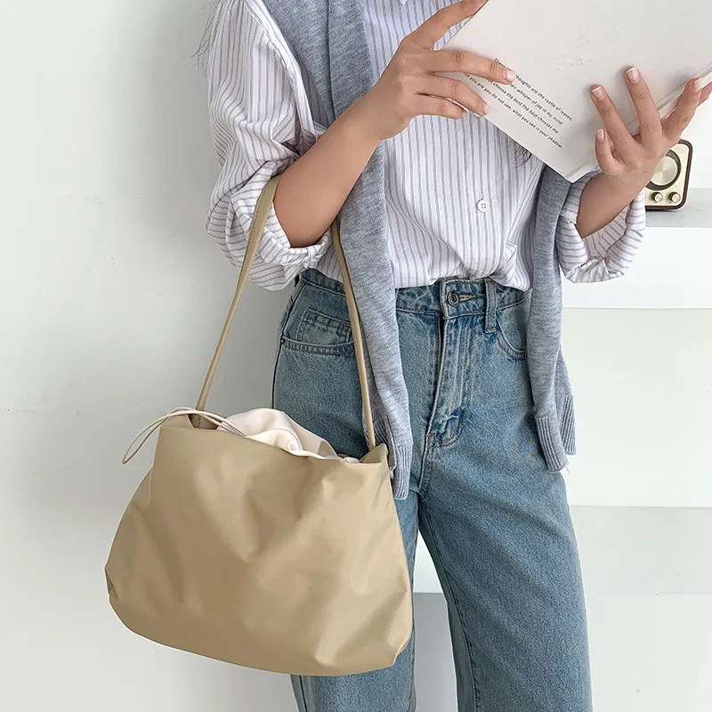 

Women Simple Versatile Underarm Shoulder Bags Waterproof Crossbody Oxford Bag Ladies Luxury Designer Handbags 2024 New Vintage