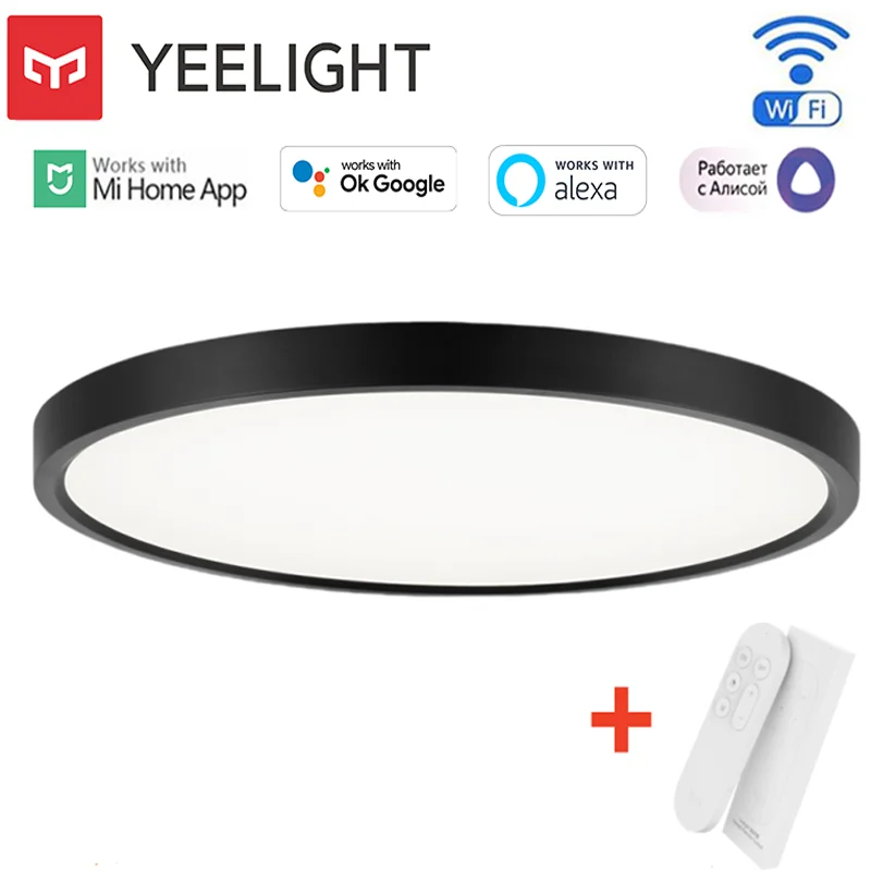 

Yeelight Smart Ultra-Thin LED Ceiling Lamp Eye Protection Warm Or Cool White Light Thickness 30mm WiFi Smart Voice App Control